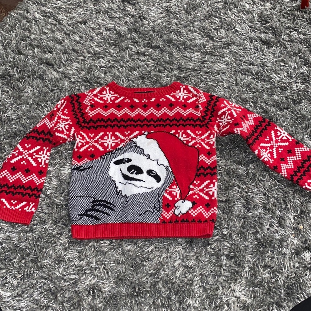 Sloth Christmas sweater